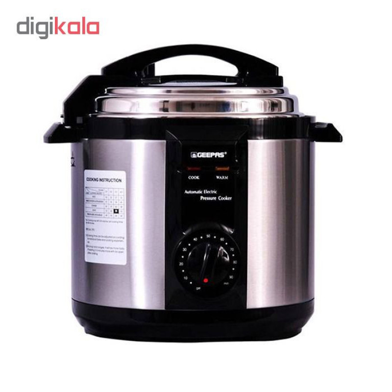 زودپز برقی 6 لیتری جی پاس مدل GPC307-6L