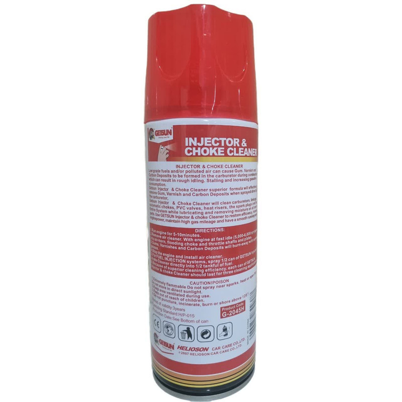 اسپری انژکتور و کاربراتور و دریچه گاز شوی خودرو گتسان مدل G2045-H حجم 450 میلی لیتر