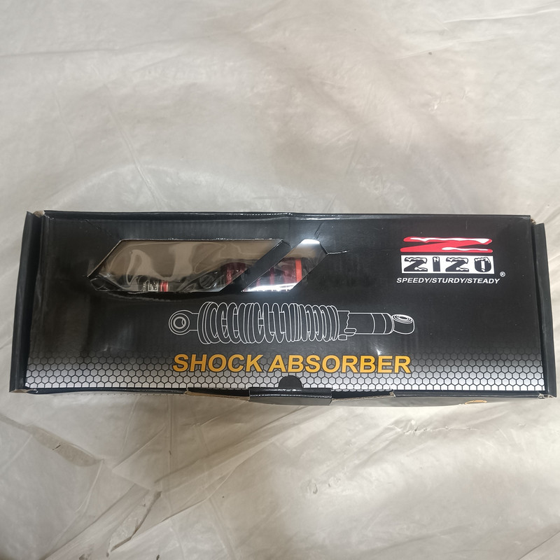 کمک فنر عقب موتور سیکلت زیزو مدل دوتیکه BLC_RD ضخیم مناسب برای هوندا 125 مجموعه 2 عددی