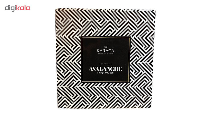 ست شیرینی خوری 7 پارچه کاراجا مدل AVALANCHE