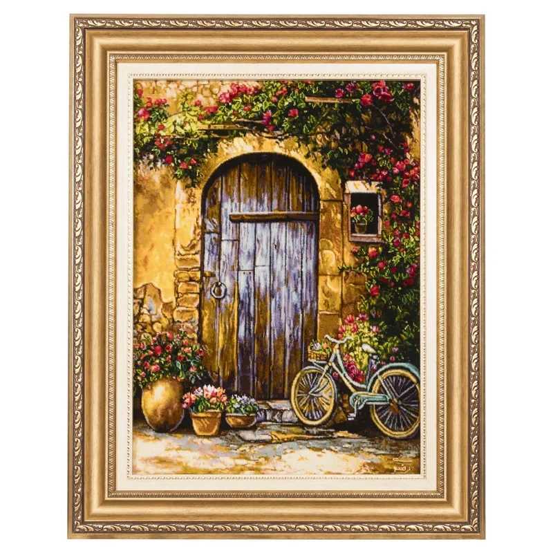 تابلو فرش دستباف سی پرشیا طرح درب بهشتی کد 904136