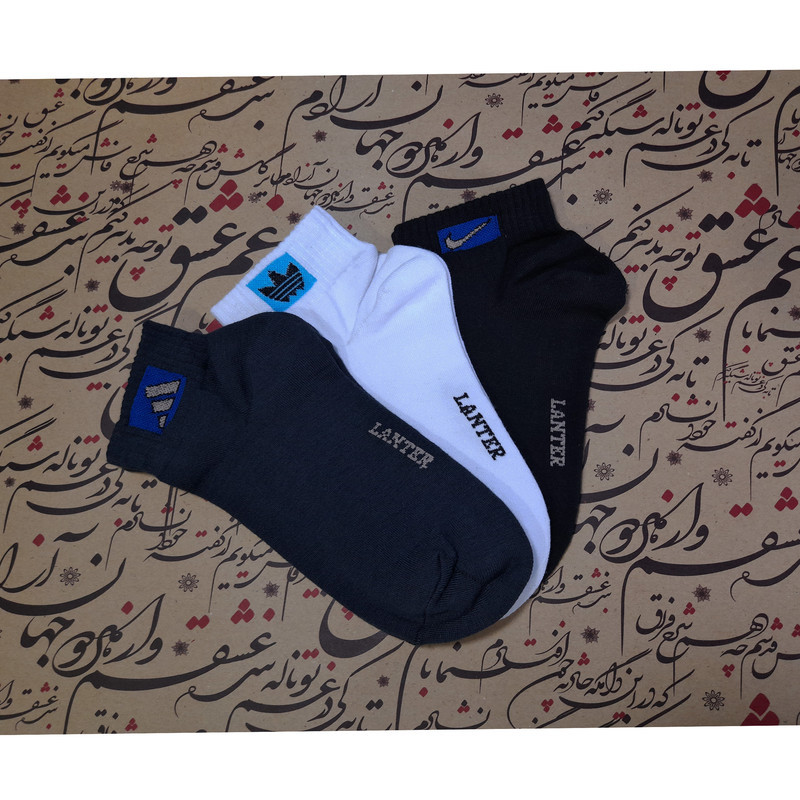 جوراب مردانه لنتر  مدل مچی اسپرت کد MS-06 مجموعه 6 عددی