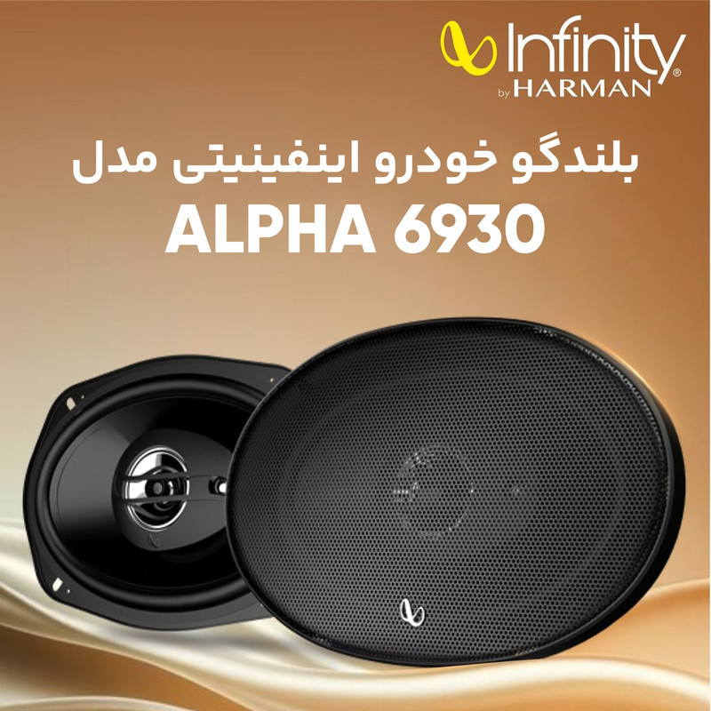 بلندگو خودرو اینفینیتی مدل ALPHA 6930 - بسته دو عددی