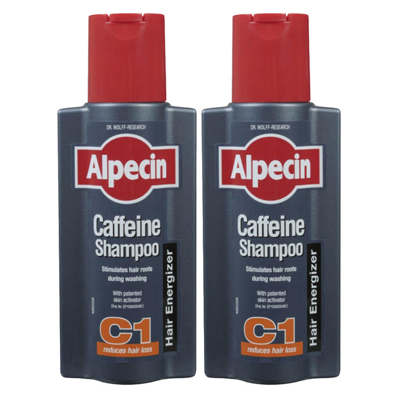 شامپو مو آلپسین مدل Caffeine C1 حجم 250 میلی لیتر مجموعه 2 عددی