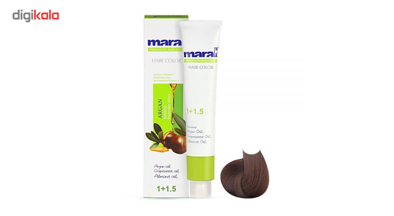 رنگ مو مارال سری طبیعی شماره 5.0 حجم 100 میلی لیتر رنگ قهوه ای روشن