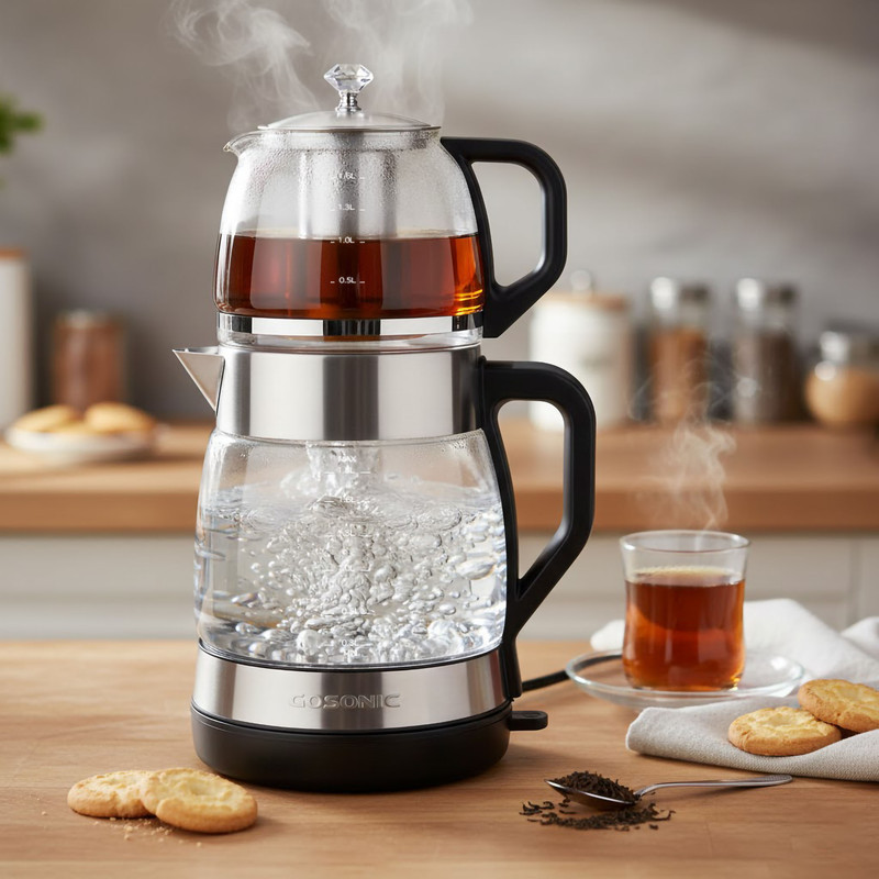 چای ساز روی هم گوسونیک مدل GST-783