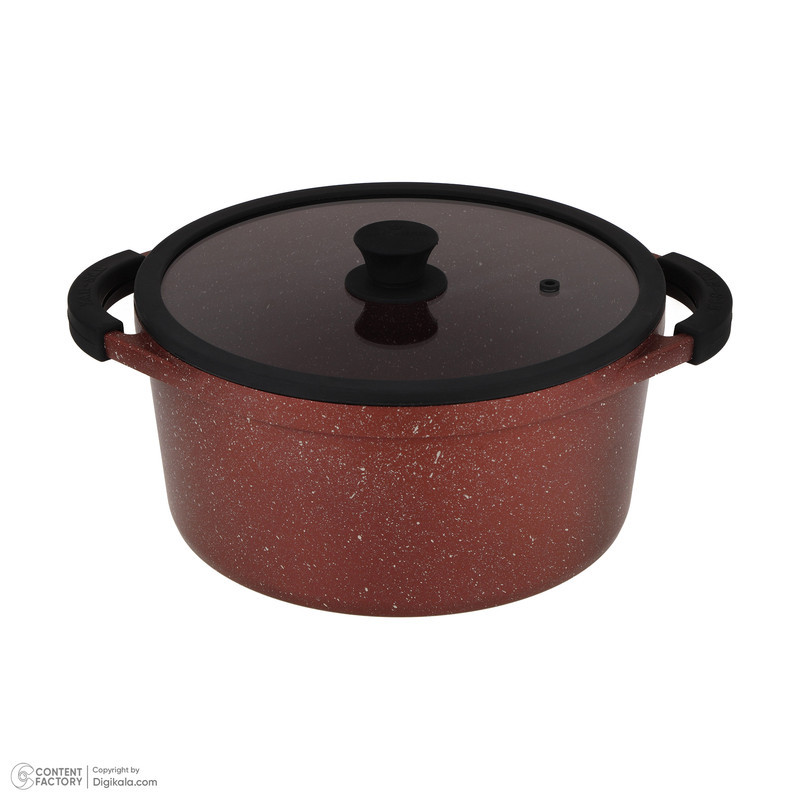 سرویس قابلمه و تابه گرانیت 11 پارچه زرساب مدل مونارک پلاس کد MP8500