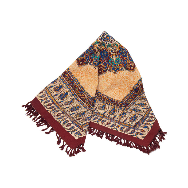 رومیزی قلمکار مدل چاپا پلاس کد 03