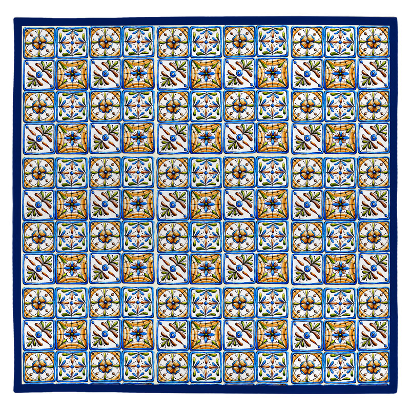 رومیزی طرح کاشی کد 987