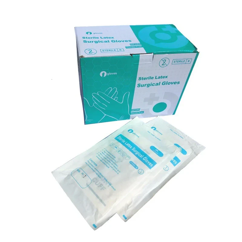 دستکش جراحی غیر پودری مدل PMP104 سایز کوچک (S) بسته 3 عددی