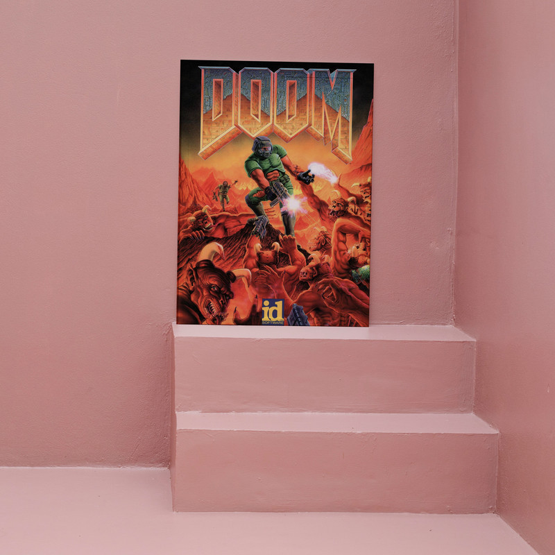 تابلو شاسی مدل گیمینگ بازی Doom دووم کد 1012