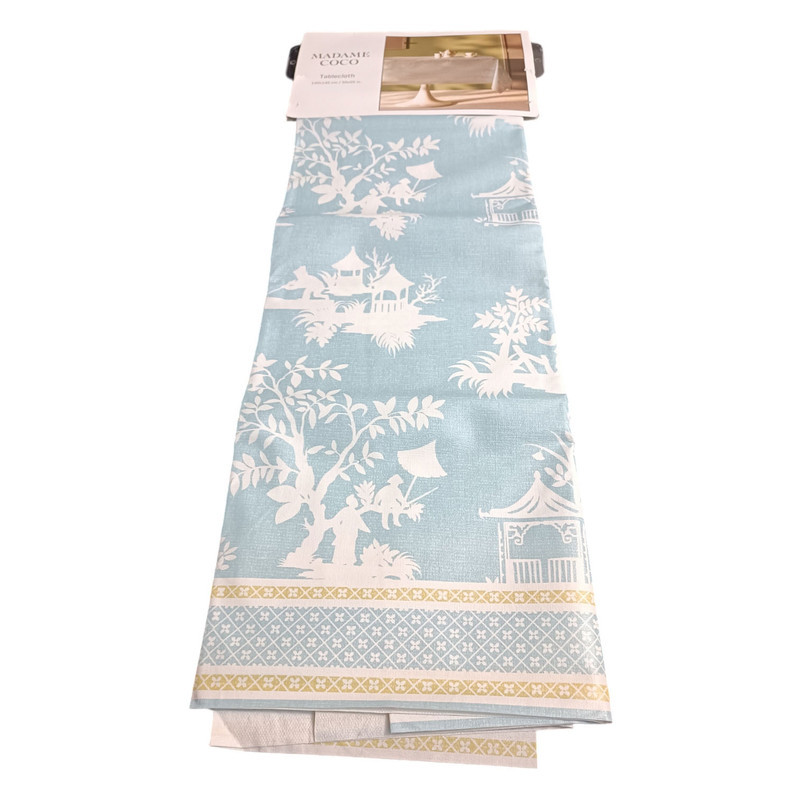 رومیزی مادام کوکو مدل Bukuria Square سایز 140x140 سانتی‌متر