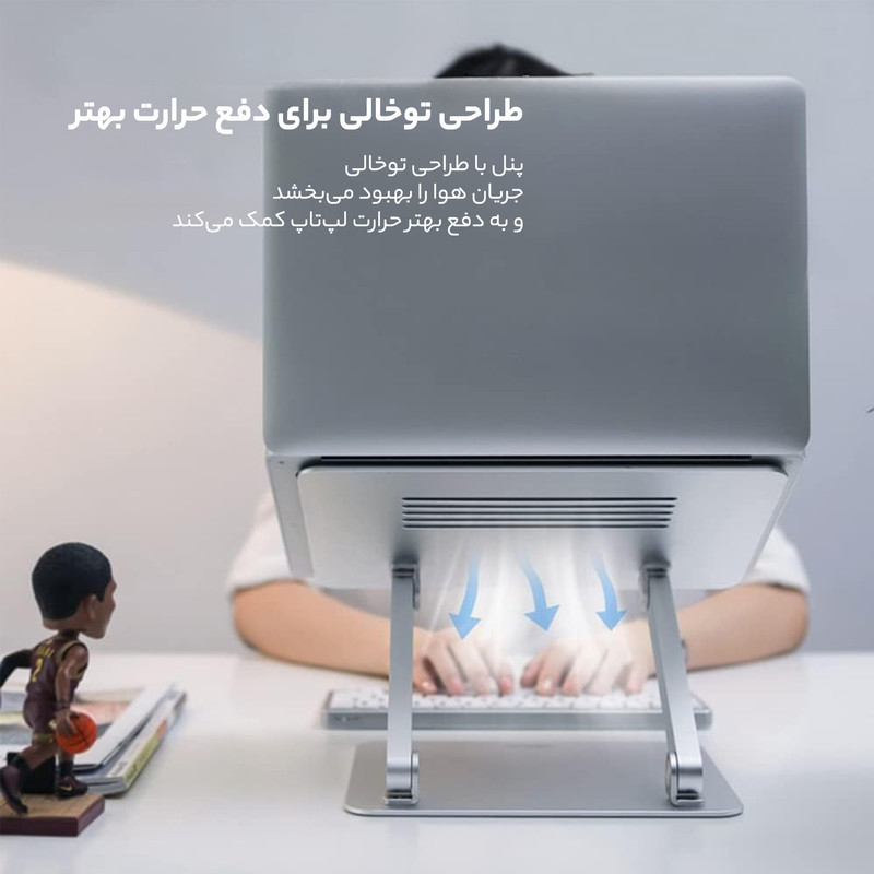 پایه نگهدارنده لپ تاپ نیلکین مدل ProDesk Adjustable