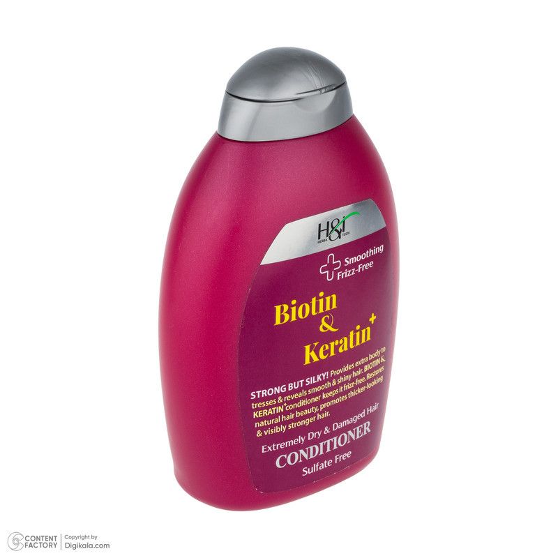 نرم‌کننده مو هرباتک مدل Biotin & Keratin حجم 385 میلی‌لیتر