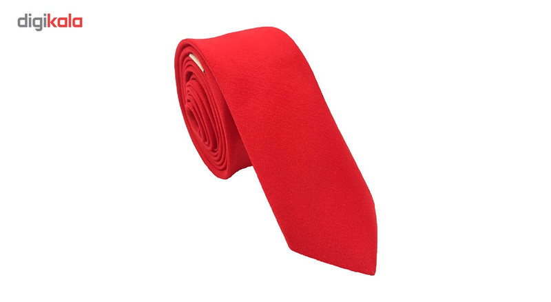 کراوات ساتن ساده هکس ایران مدل KS-RED
