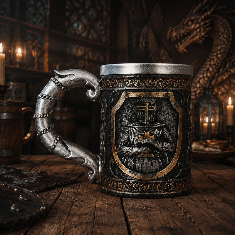 ماگ طرح شوالیه مدل آلومینیومی گیم آف ترونز (game of thrones)