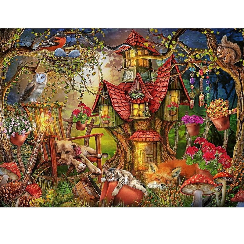 پازل 200 تکه راونزبرگر مدل The Little House کد 12951 مناسب برای 8 سال به بالا