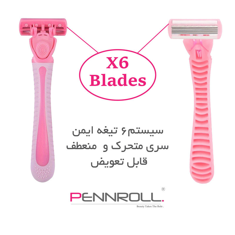 خود تراش پنرول مدل PRCL - PANDA Pro 6 - X2  بسته 2 عددی
