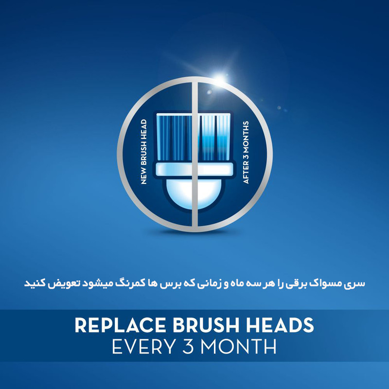 سری یدک مسواک برقی اورال-بی مدل Precision Clean