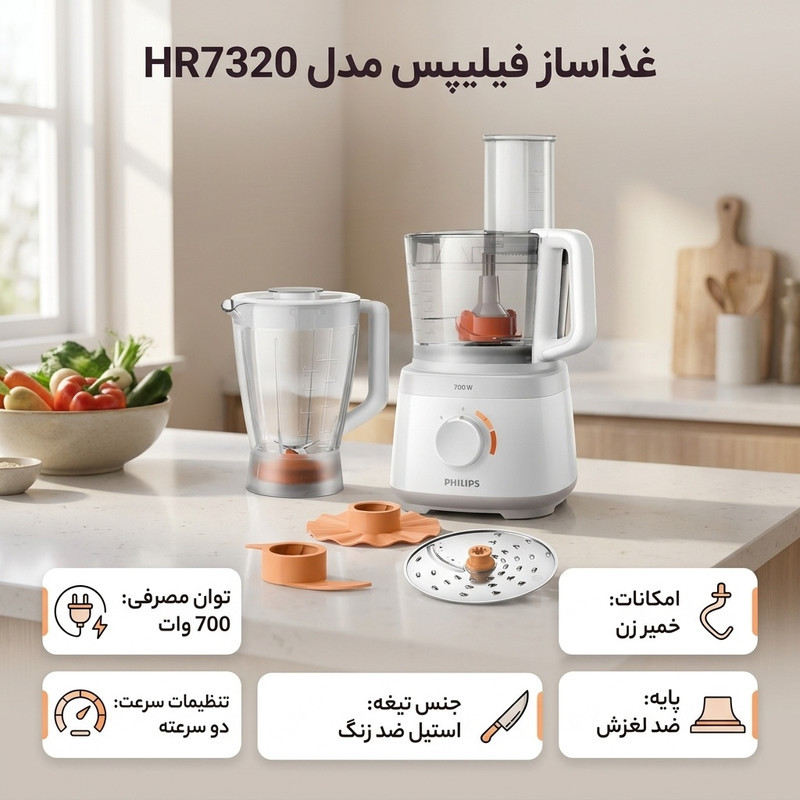 غذاساز فیلیپس مدل HR7320