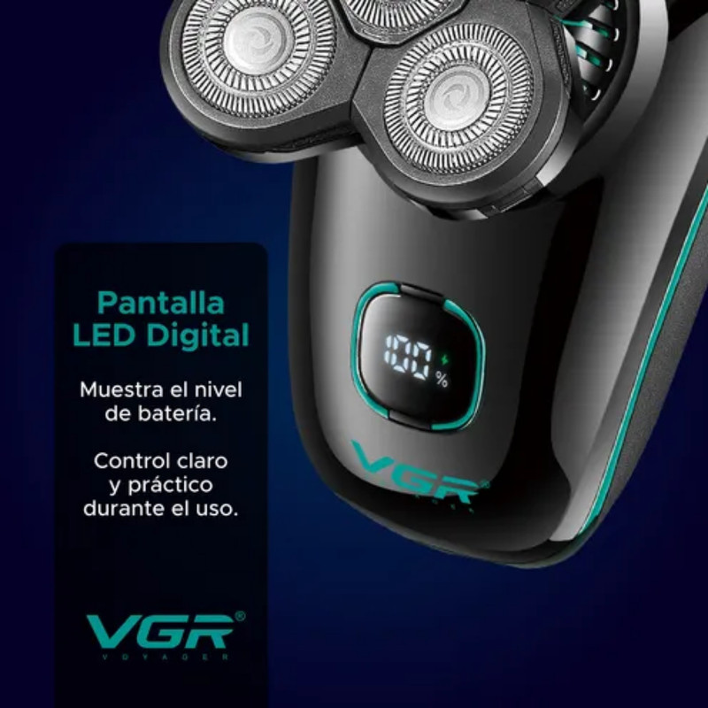 ماشین اصلاح موی سر و صورت شارژی وی جی ار مدل V-304
