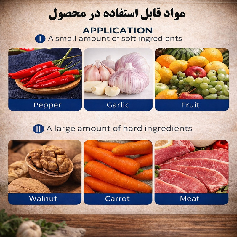 خردکن 2000 میلی‌لیتر مدل YDM-002