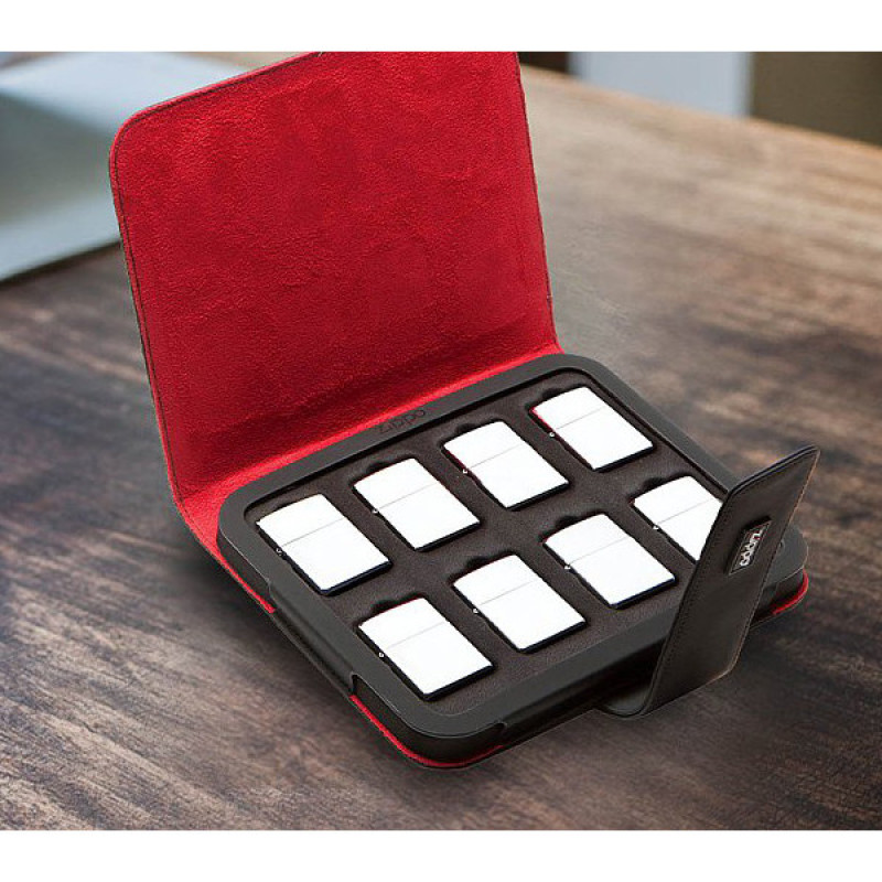کیف فندک زیپو طرح ZIPPO COLLECTOR CASE کد 142653  مدل هشت عددی