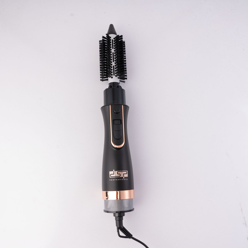 سشوار برس‌دار حالت‌دهنده 800 وات مدل 50172، موتور DC، وزن 300 گرم، دارای سری متمرکز‌کننده پهن، سری شانه‌دار، سری برس‌دار گرد باریک، سری برس‌دار گرد پهن، سری برس‌دار تخت، سری دندانه‌دار با ویژگی فرکنندگی، صاف‌کنندگی، حجم‌دهندگی، با قابلیت باد سرد