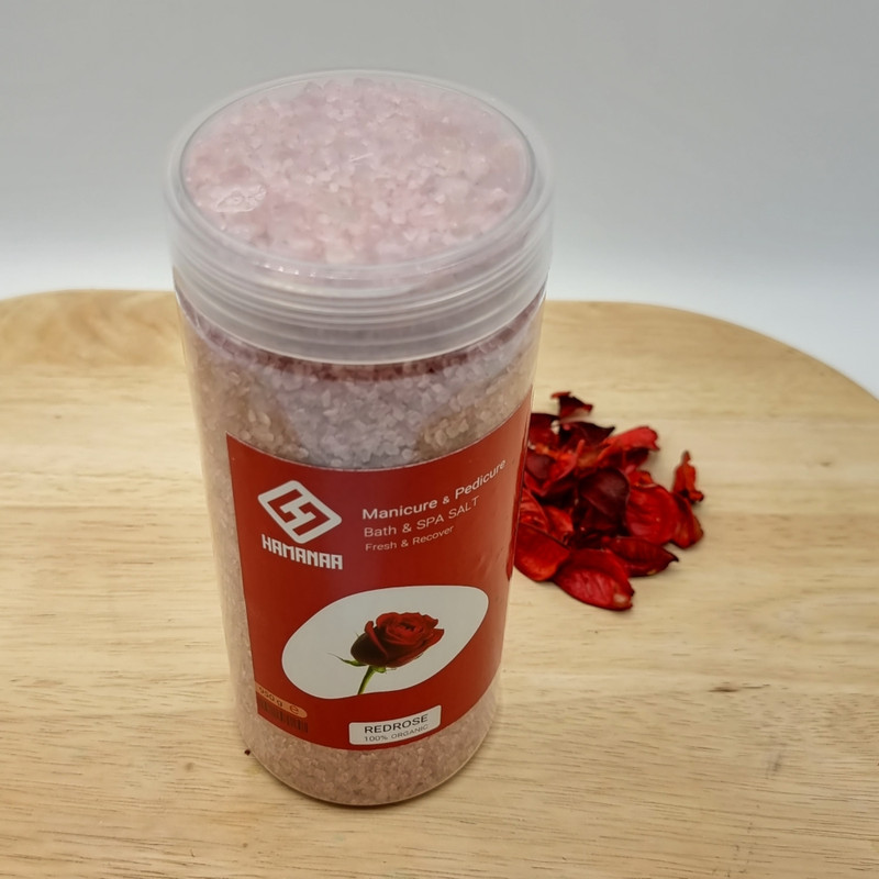 نمک حمام هامانا مدل Red Rose وزن 950 گرم
