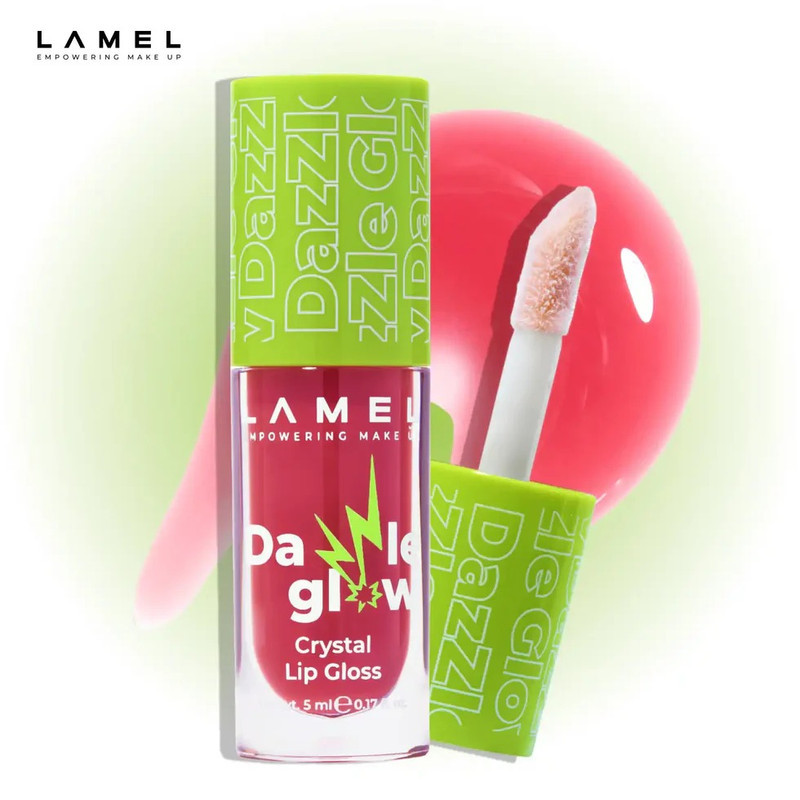 برق لب مایع براق لامل مدل Dazzle Glow شماره 410