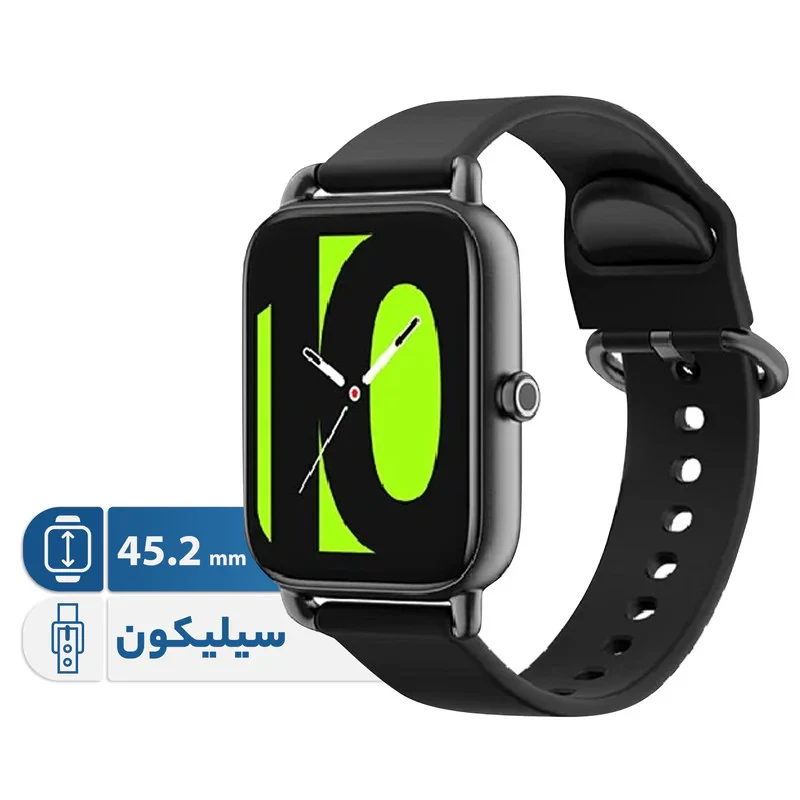 ساعت هوشمند 45.2 میلی متری هایلو مدل RS4 GLOBAL با بند سیلیکونی