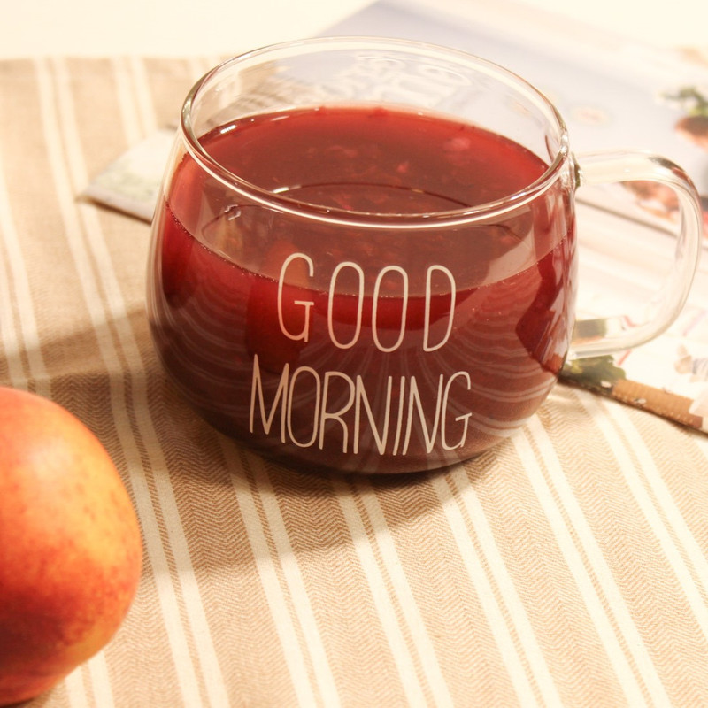 ماگ مدل تکست طرح good morning