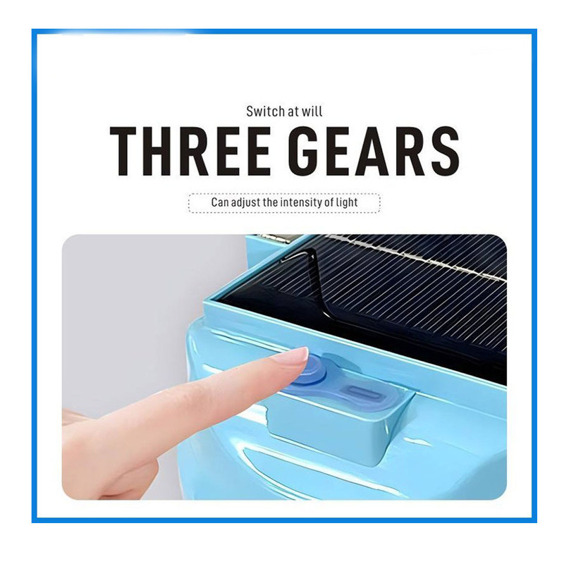 چراغ آویز چادر مدل SOLAR شارژی با نور مهتابی