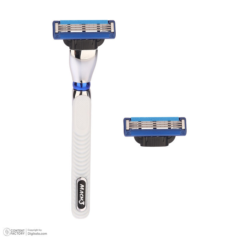 خودتراش ژیلت مدل Mach 3 Turbo به همراه یدک بسته 2 عددی