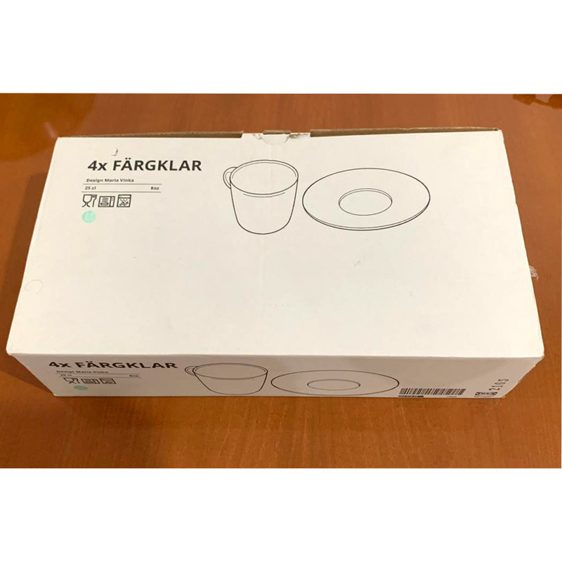 سرویس چای خوری 8 پارچه ایکیا مدل fargklar