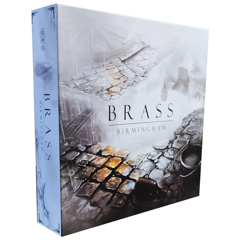 بازی فکری استراتژی اقتصادی برس بیرمنگام مدل BRASS BIRMINGHAM با امکان بازی 2 تا 4 نفر، مناسب بزرگسال و نوجوان، شامل کارت‌ها و قطعات چوبی، تاکتیک جمع‌آوری امتیاز و مدت زمان بازی بیش از یک ساعت