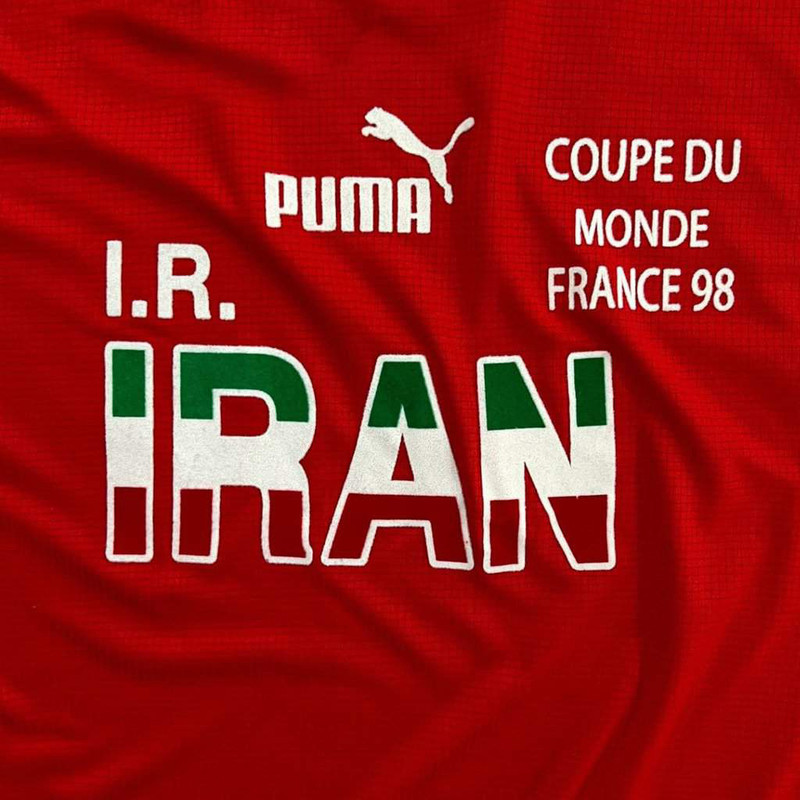 پولوشرت آستین کوتاه ورزشی مردانه مدل کیت دوم ایران جام جهانی کد 1998 - 02