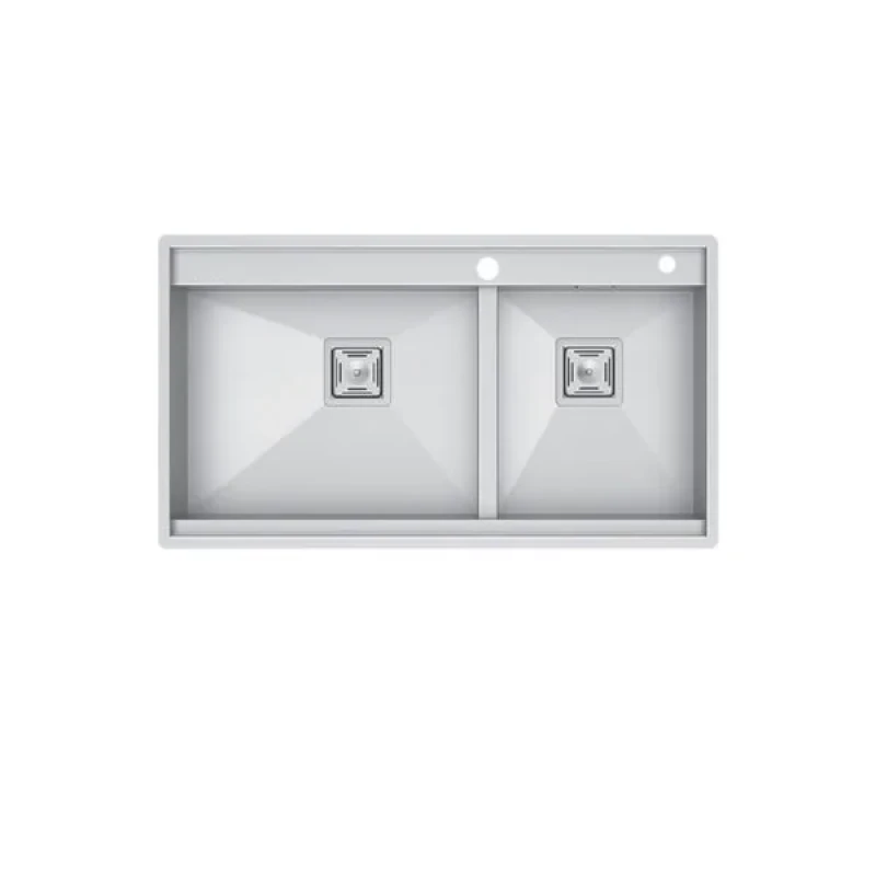 سینک ظرفشویی استیل توکار دو لگنه مدل میکس 290D