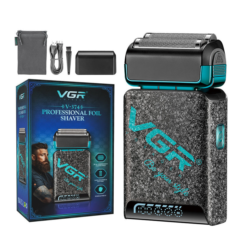 ماشین اصلاح موی صورت شارژی وی جی ار مدل v-374