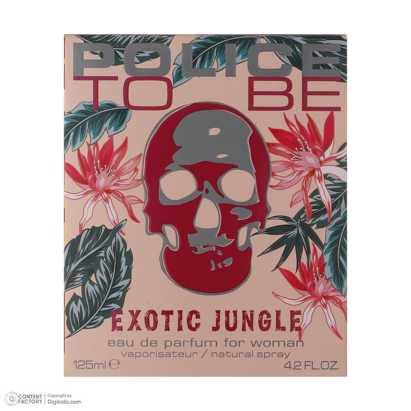 ادوپرفیوم زنانه پلیس مدل To Be Exotic Jungle حجم 125 میلی‌لیتر