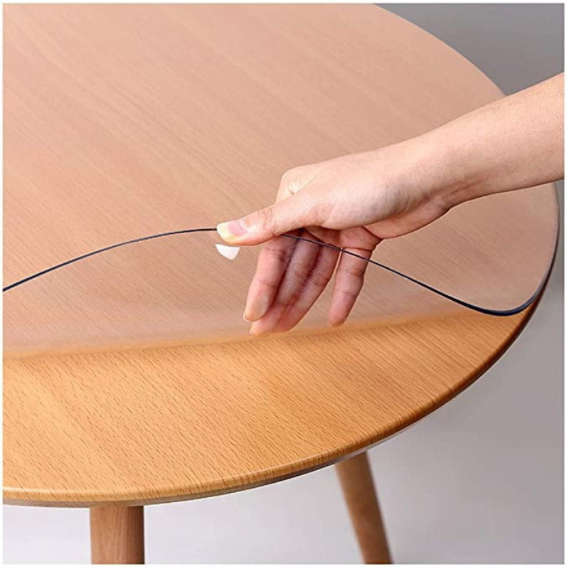 طلق رومیزی مدل کریستال ضخیم کد A40-T40 سایز 40×40 سانتی متر