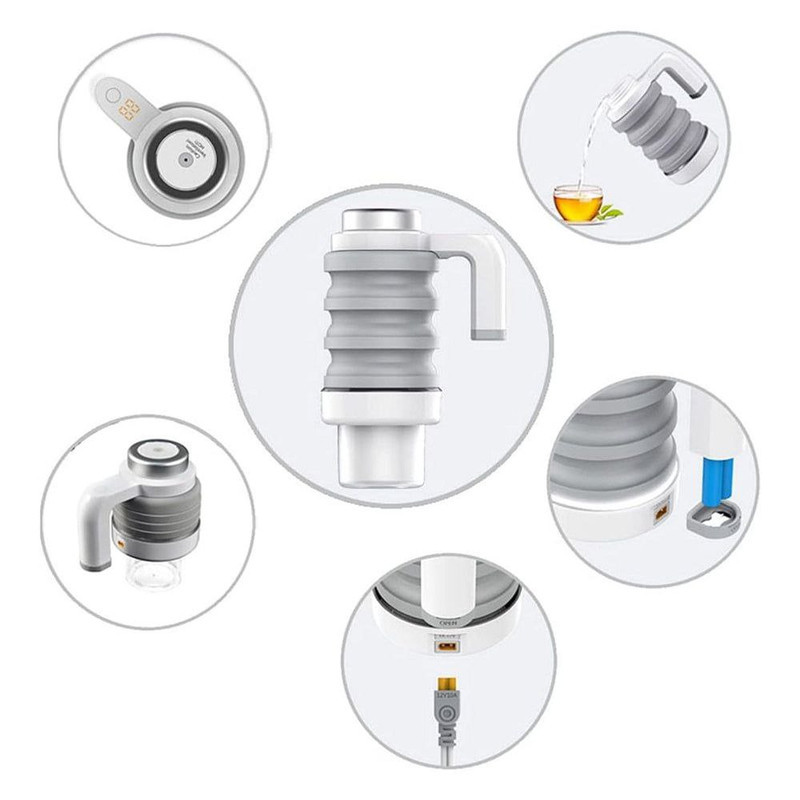 کتری فندکی گرین لاین مدل Electric Kettle GNCARFELKT