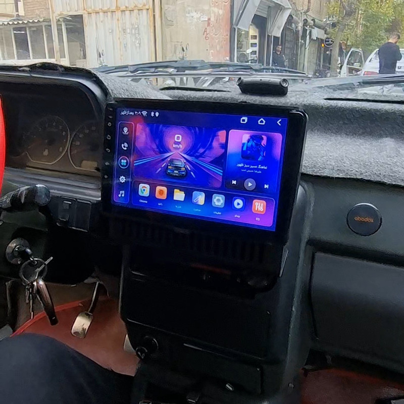 پخش کننده تصویری خودرو کاروین مدل V800 pro مناسب برای پراید صبا