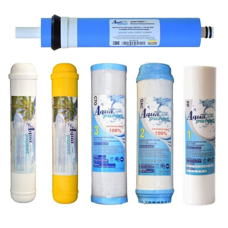 فیلتر تصفیه آب آکواپیورست مدل BTL 6400 مجموعه 6 عددی