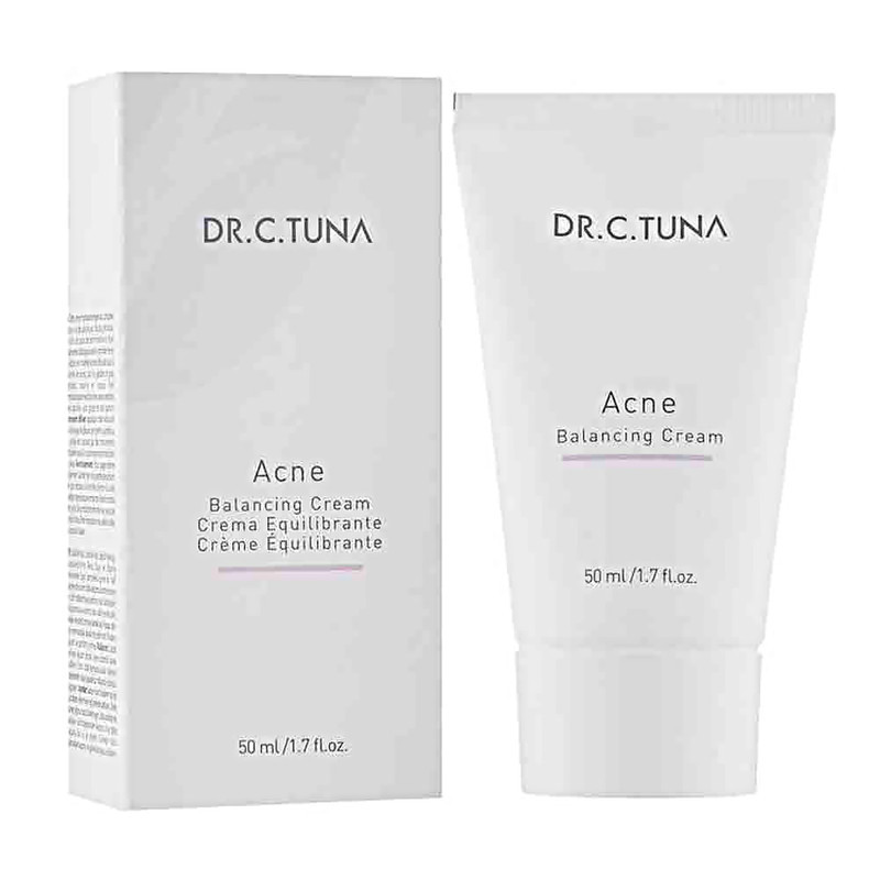 کرم ضد جوش صورت دکتر. جی تونا مدل Acne Balancing مناسب برای پوست آکنه‌ای حجم 50 میلی‌لیتر