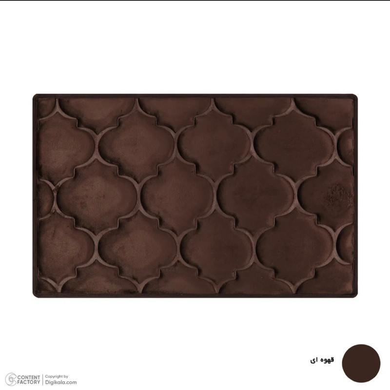پادری مدل مخمل ترمز دار سایز 70x50x3 سانتی‌متر مناسب برای فضای داخلی