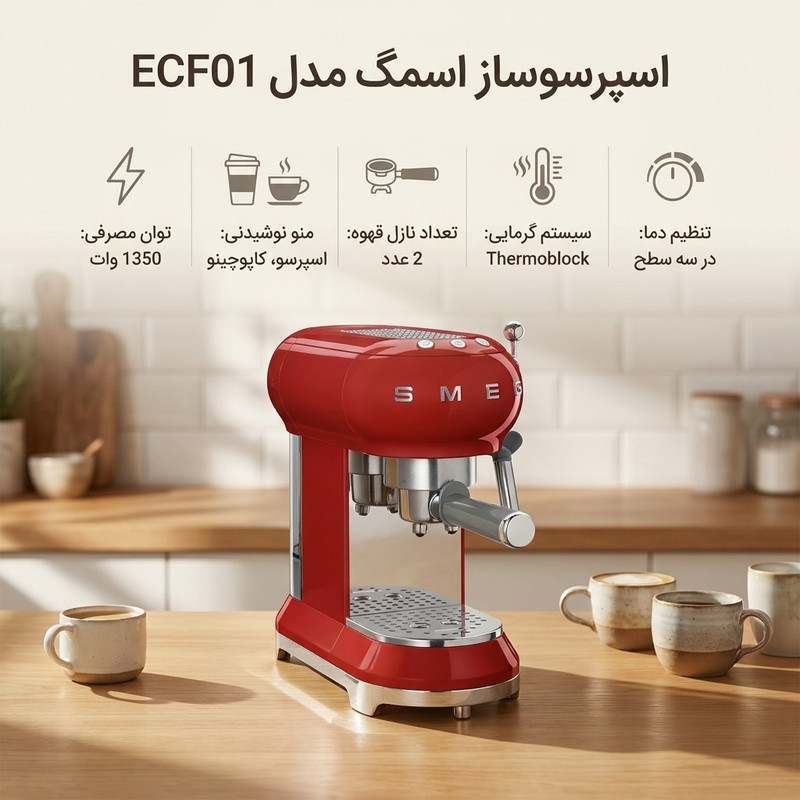 اسپرسوساز اسمگ مدل ECF01