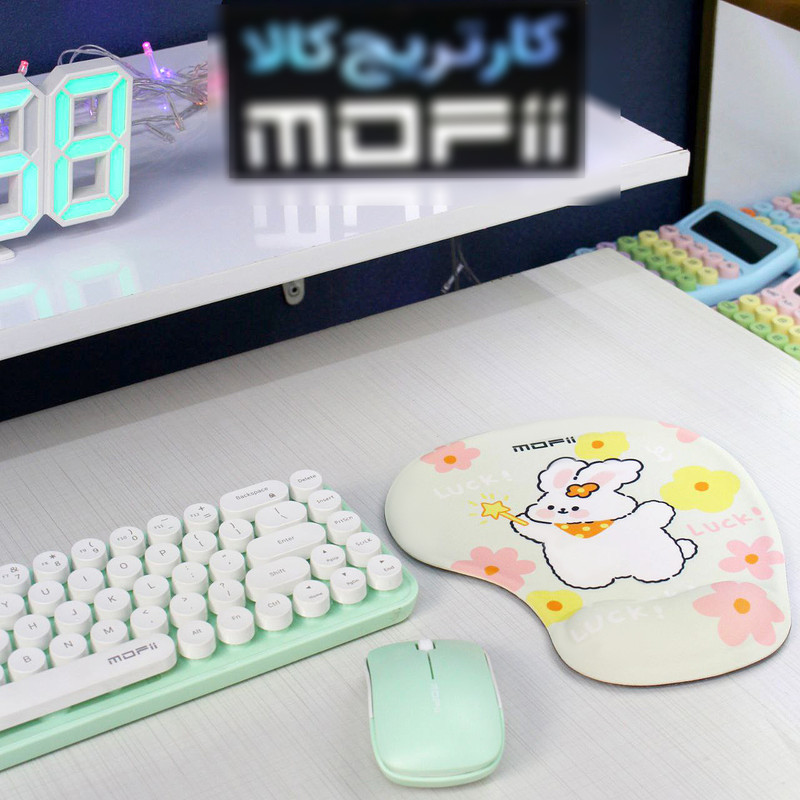 ماوس پد مافی مدل rabbit سایز 19×23 سانتی‌ متر