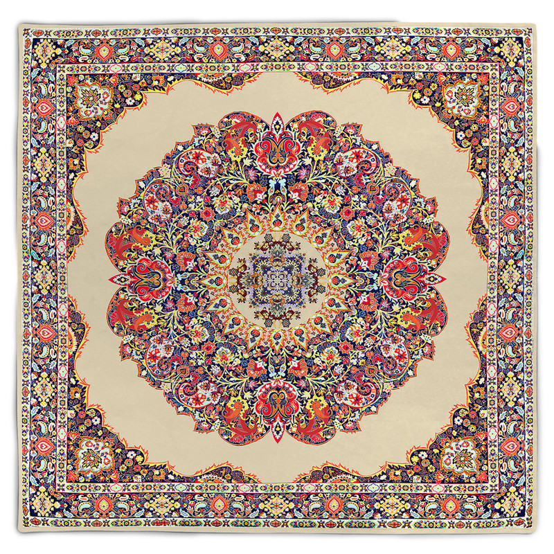 رومیزی طرح ترمه کد 9020