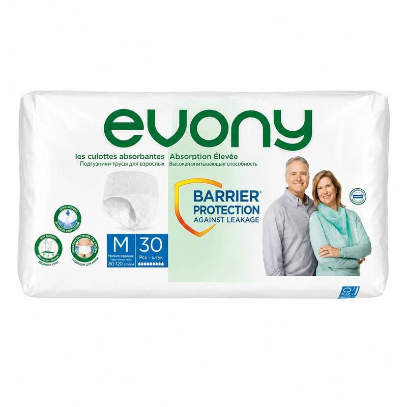 پوشینه شورتی بزرگسال اوونی مدل Barrier سایز Medium بسته 30 عددی